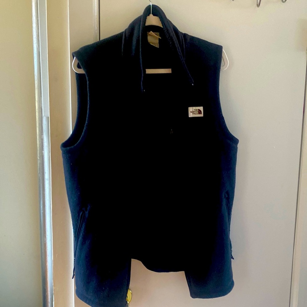 The north face vest, large black